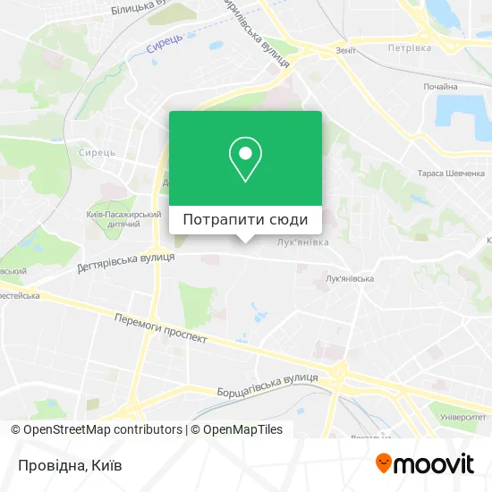 Карта Провідна