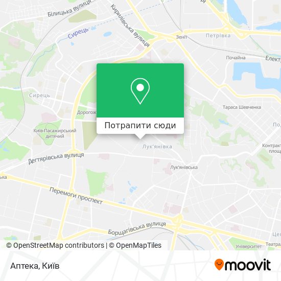 Карта Аптека