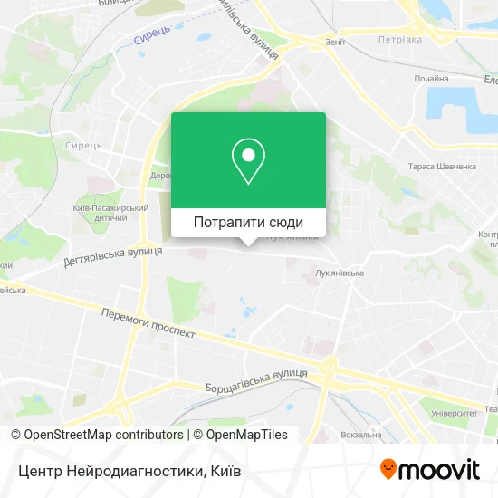 Карта Центр Нейродиагностики