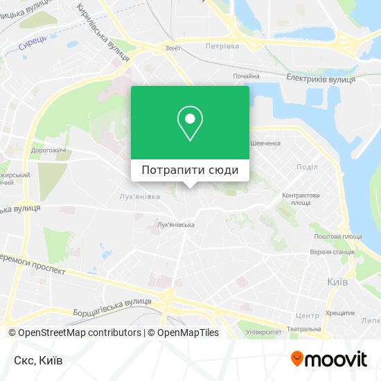 Карта Скс