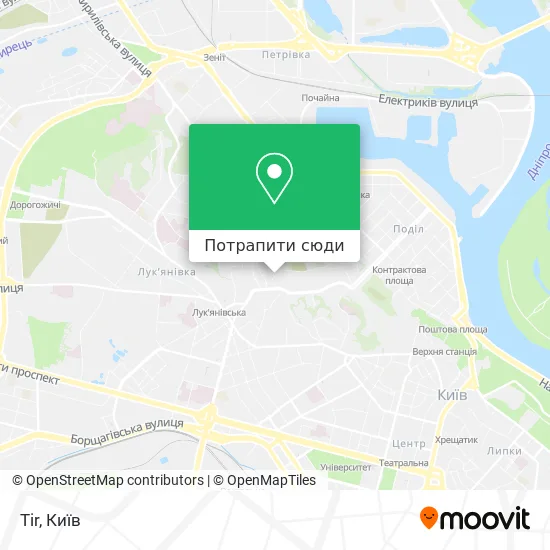Карта Tir