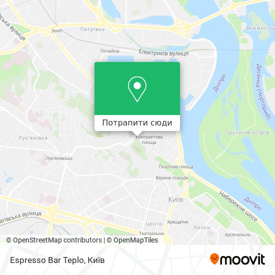 Карта Espresso Bar Teplo