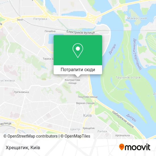 Карта Хрещатик