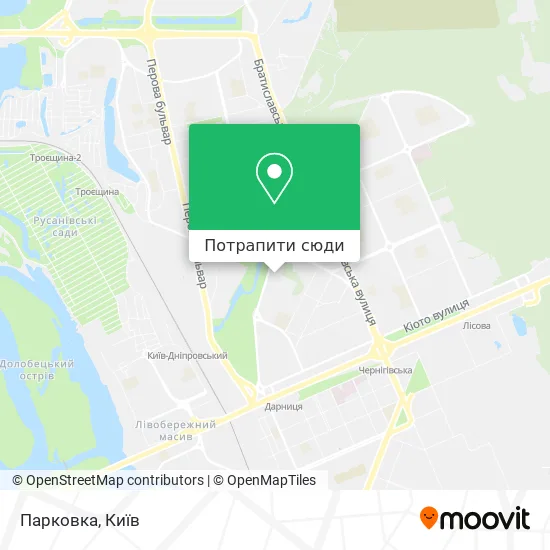 Карта Парковка