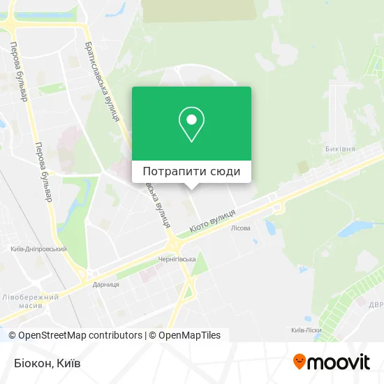 Карта Біокон