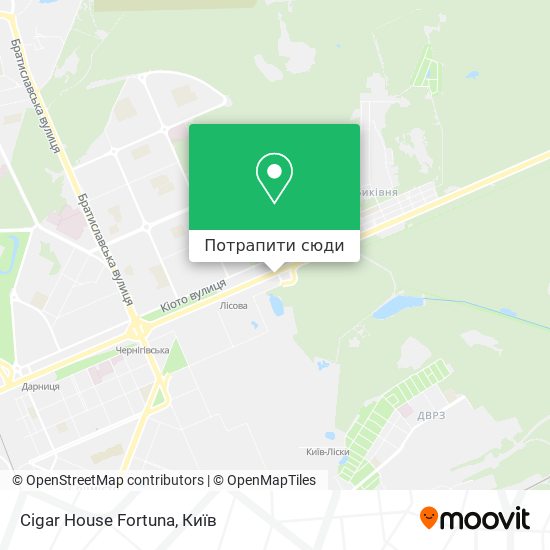 Карта Cigar House Fortuna
