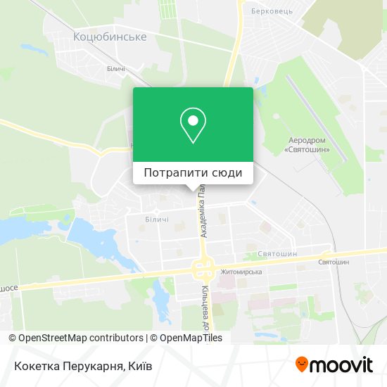 Карта Кокетка Перукарня