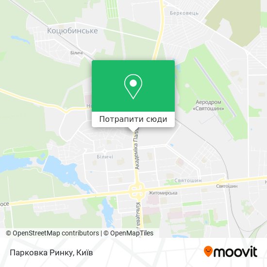 Карта Парковка Ринку