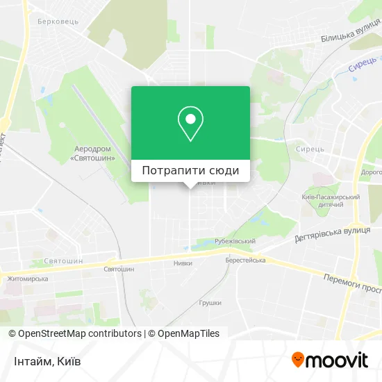 Карта Інтайм