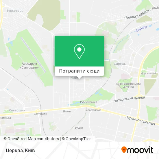 Карта Церква