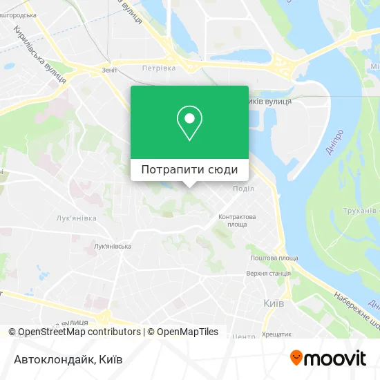 Карта Автоклондайк