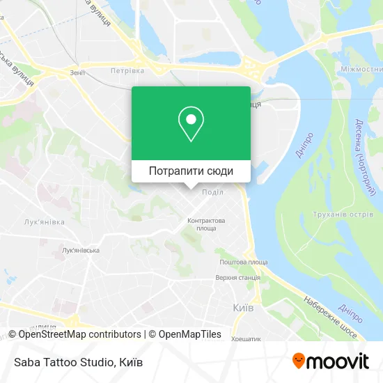 Карта Saba Tattoo Studio