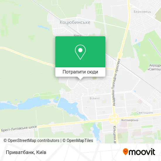 Карта Приватбанк