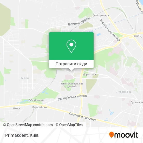 Карта Primakdent