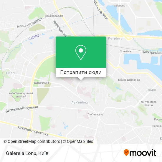 Карта Galereia Lonu