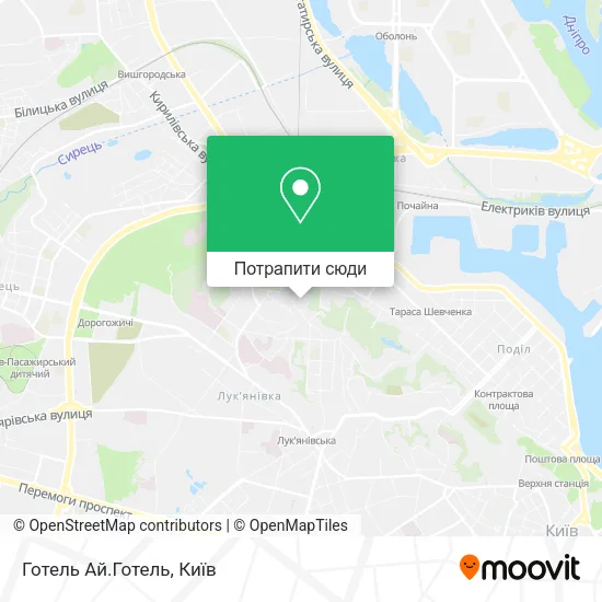 Карта Готель Ай.Готель