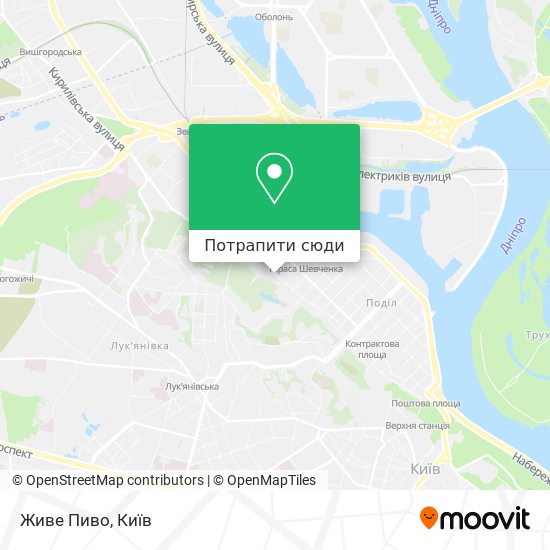 Карта Живе Пиво