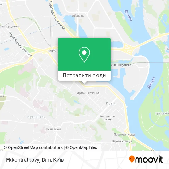 Карта Fkkontratkovyj Dim