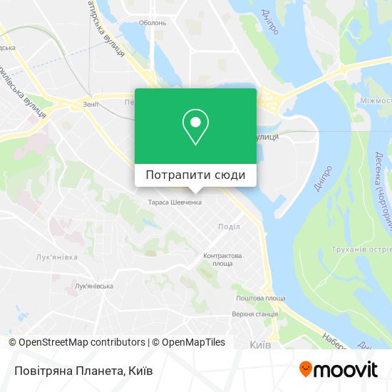 Карта Повітряна Планета