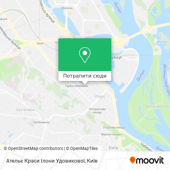 Карта Ательє Краси Ілони Удовикової