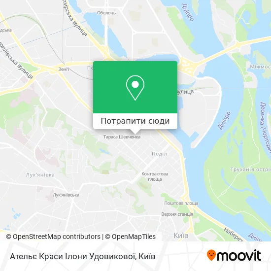 Карта Ательє Краси Ілони Удовикової