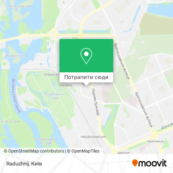 Карта Raduzhnij