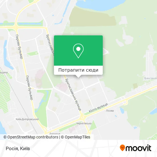Карта Росія