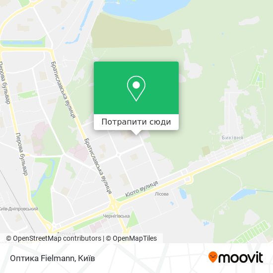 Карта Оптика Fielmann