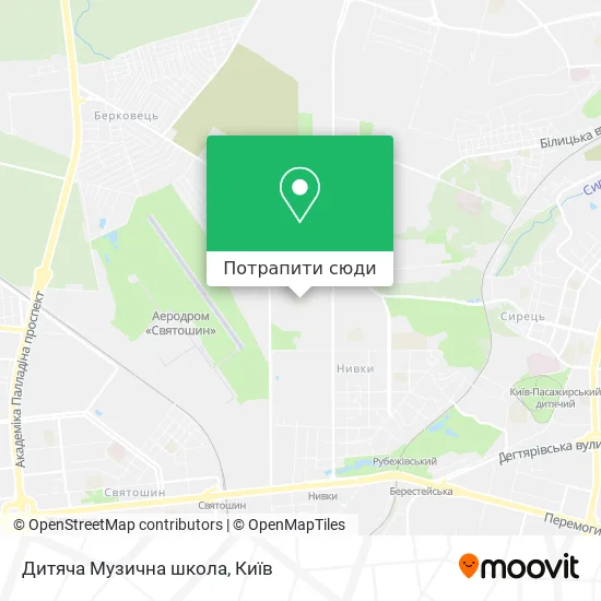 Карта Дитяча Музична школа