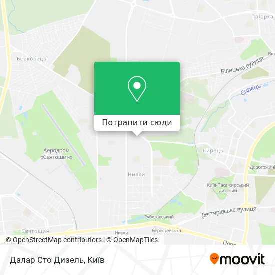 Карта Далар Сто Дизель
