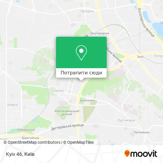 Карта Kyiv 46