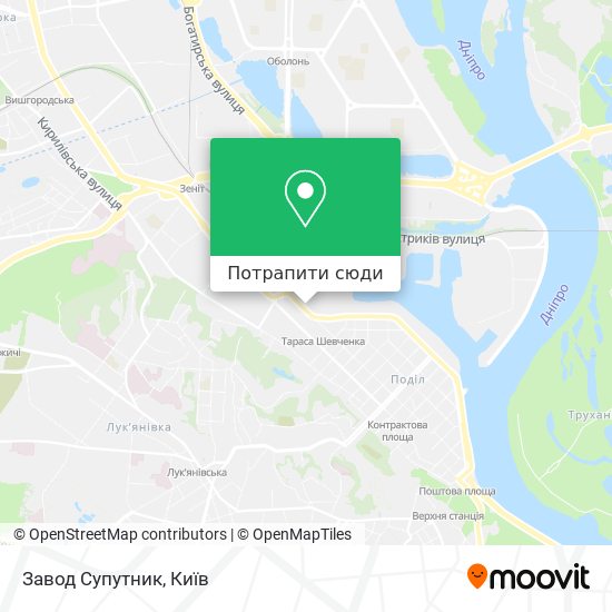 Карта Завод Супутник