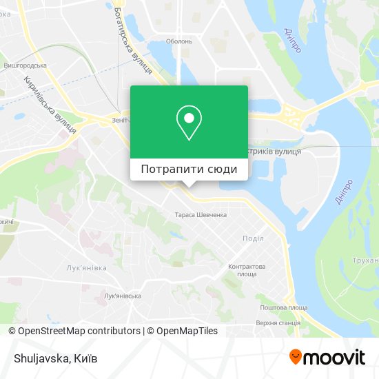 Карта Shuljavska