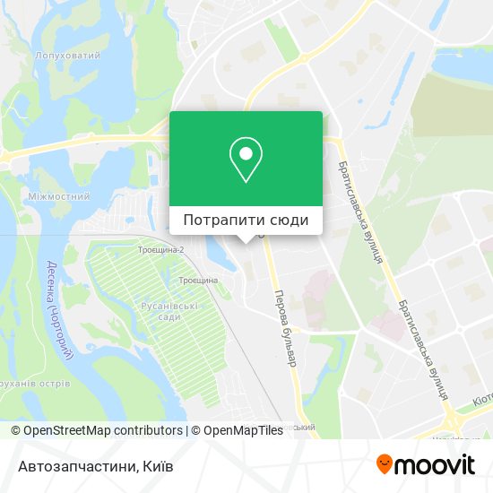 Карта Автозапчастини