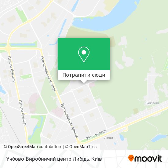 Карта Учбово-Виробничий центр Либідь