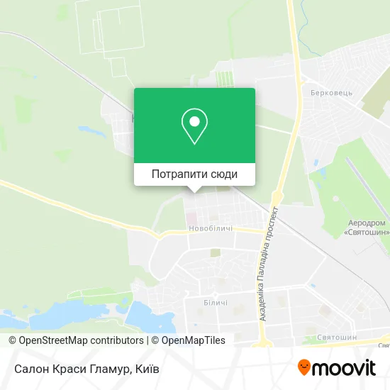 Карта Салон Краси Гламур