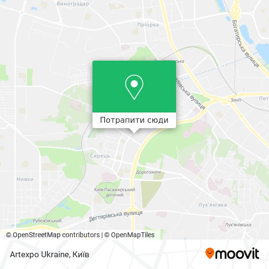 Карта Artexpo Ukraine
