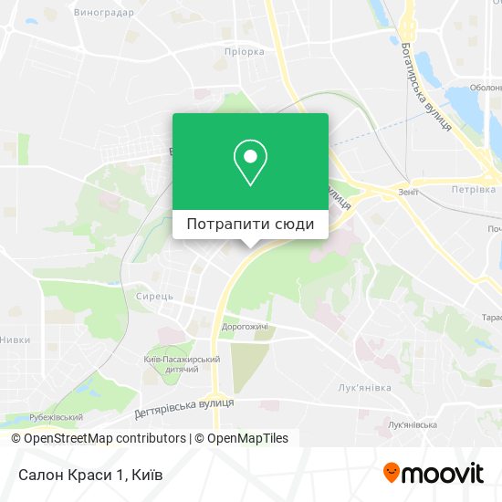 Карта Салон Краси 1