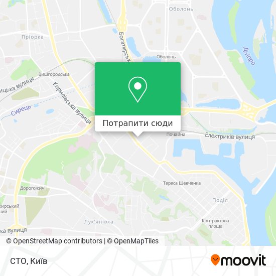 Карта СТО