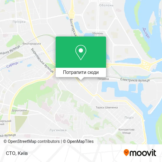 Карта СТО