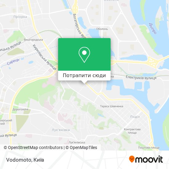 Карта Vodomoto
