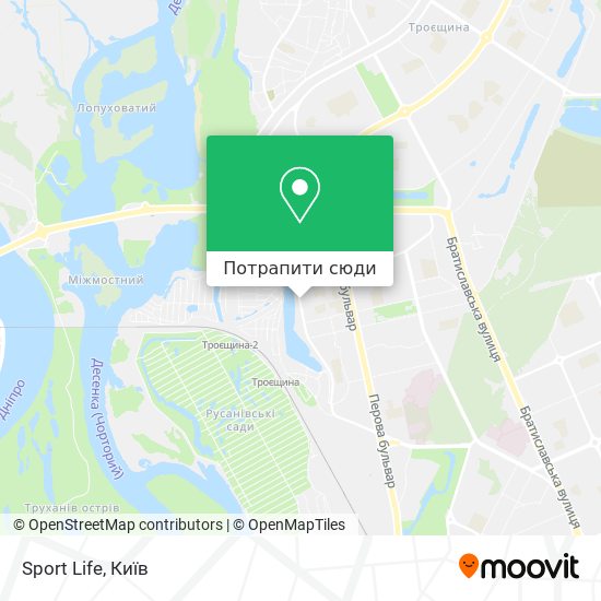 Карта Sport Life