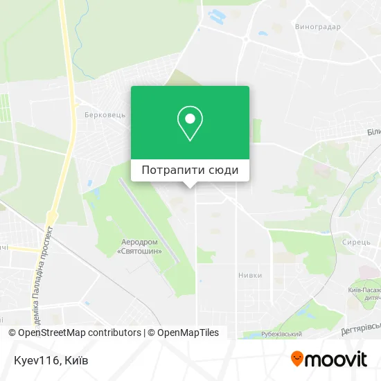 Карта Kyev116