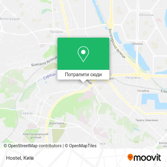 Карта Hostel
