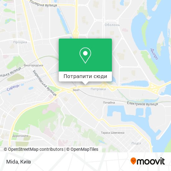 Карта Mida