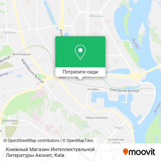 Карта Книжный Магазин Интеллектуальной Литературы Аконит
