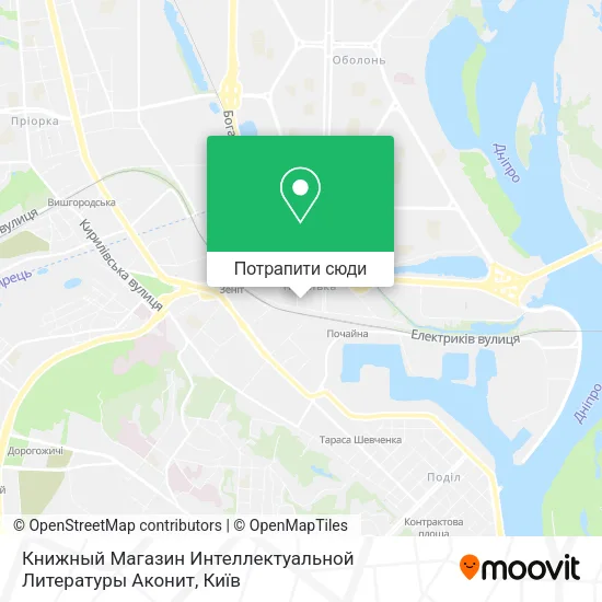 Карта Книжный Магазин Интеллектуальной Литературы Аконит