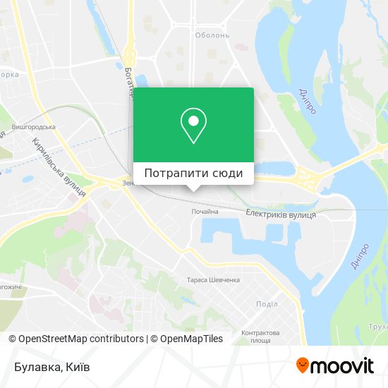 Карта Булавка