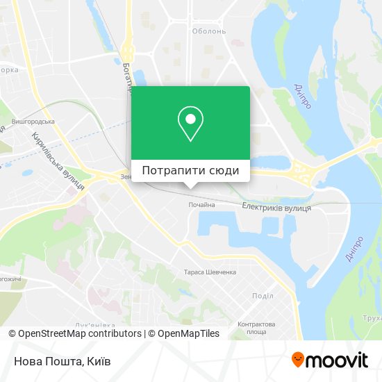 Карта Нова Пошта
