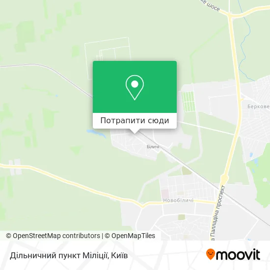 Карта Дільничний пункт Міліції